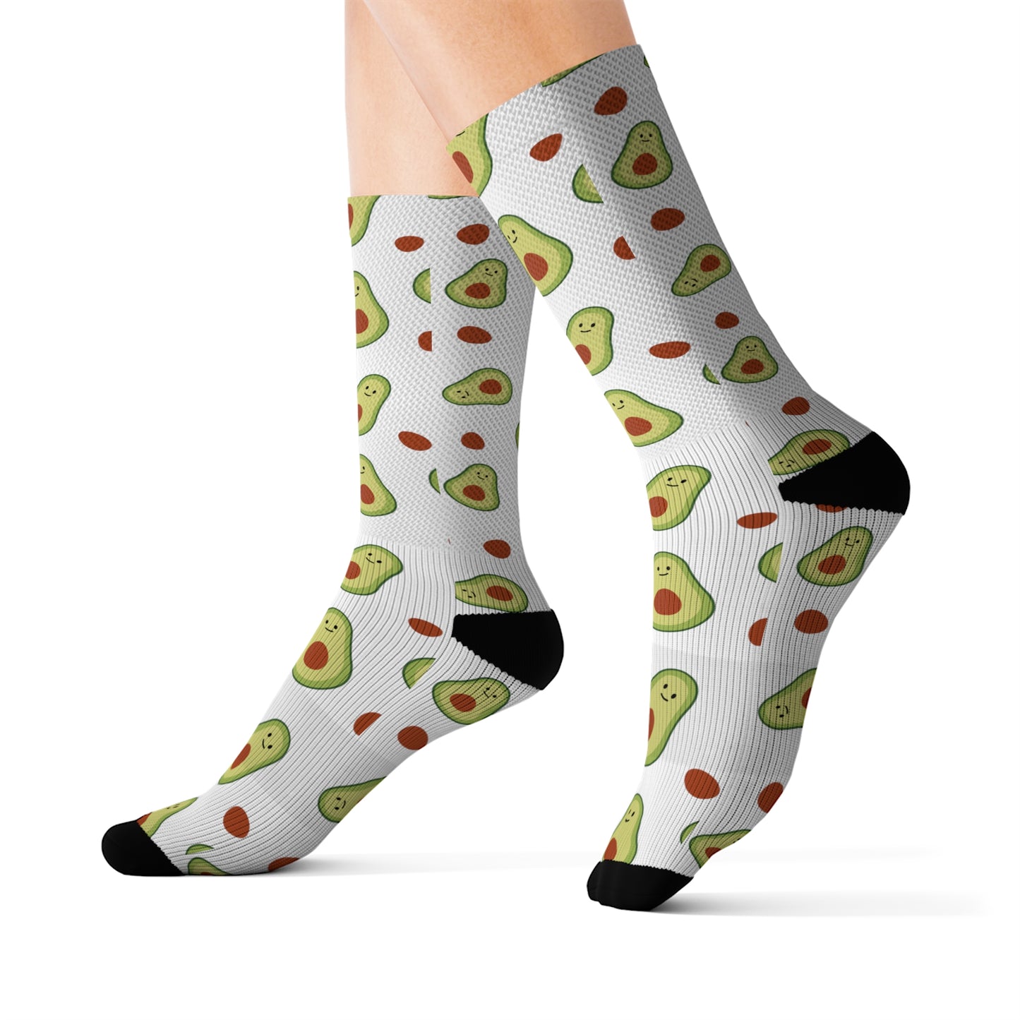 avocado Sublimation Socks