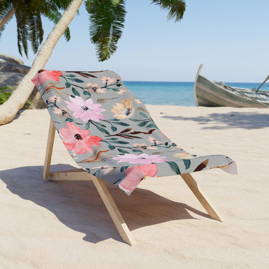 floral Beach Towel