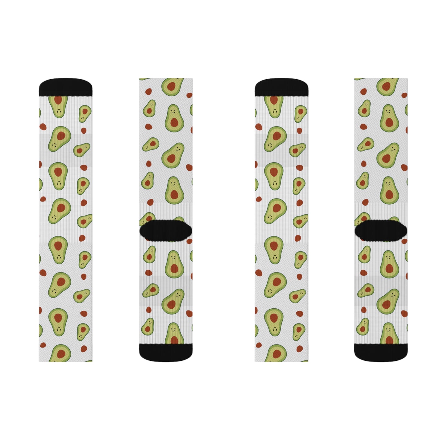 avocado Sublimation Socks