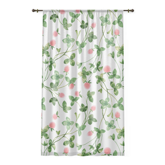 floral Window Curtain